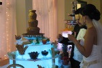 fontanna czekoladowa na weselu